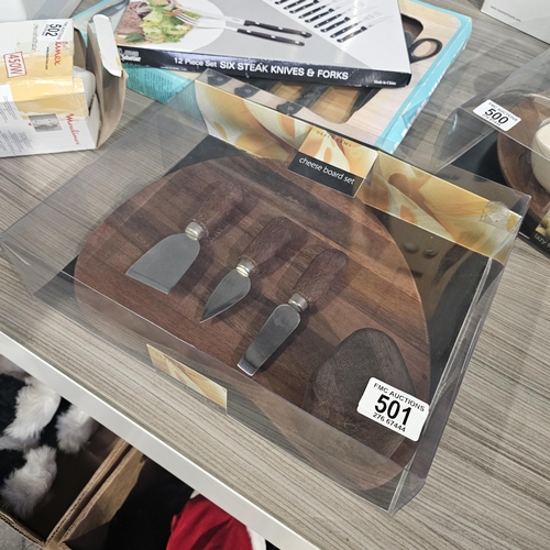 501 - New Wooden Cheese Board