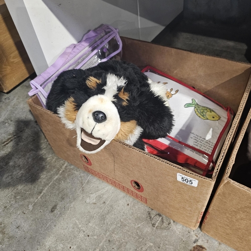 505 - A Lovely Box Of Plush Puppies