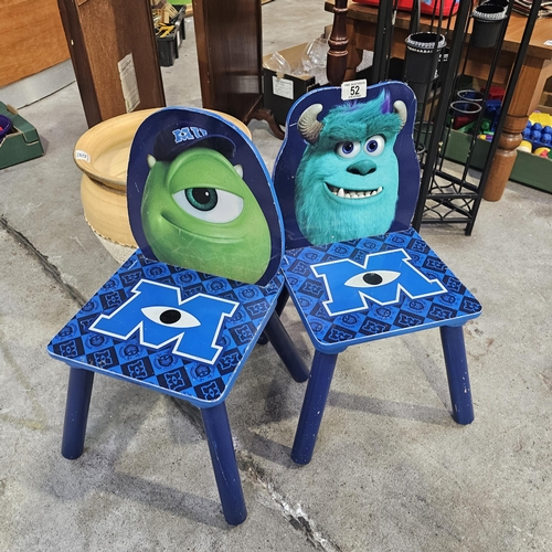 52 - Monsters Inc Children Chairs