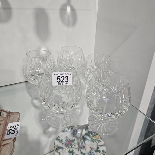 523 - 5 Brandy Glasses