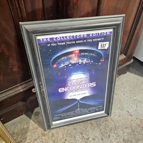 537 - Close Encounters Framed Movie Poster