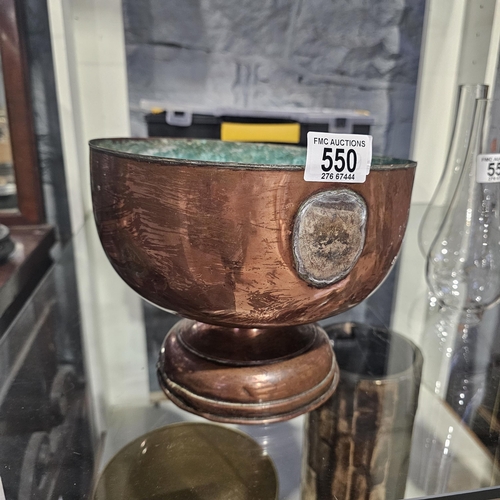 550 - A Lovely Old Copper Bowl