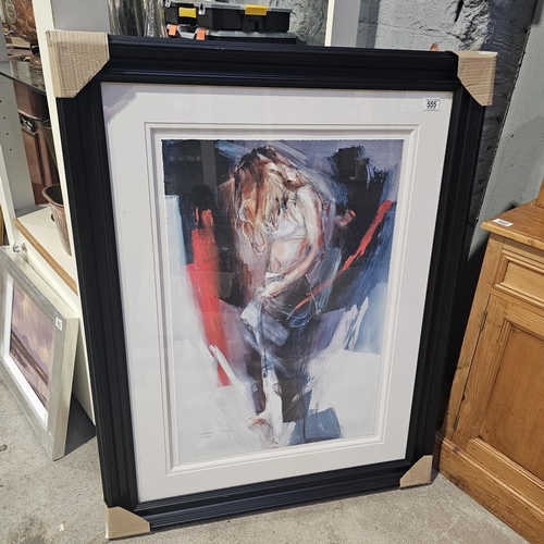 555 - A Large Oil Painting By Christine Comyn 'Night Bird'