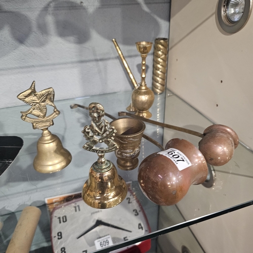 607 - Vintage Brass & Copper Lot