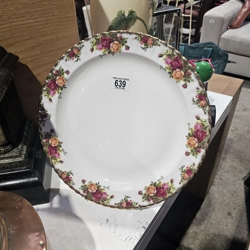 639 - Old Country Rose Platter