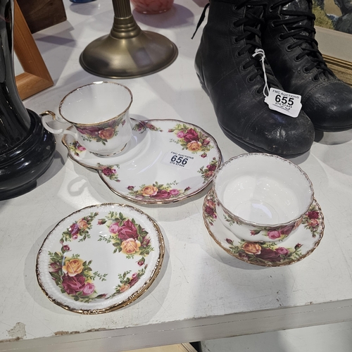 656 - Royal Albert Breakfast Set & Others