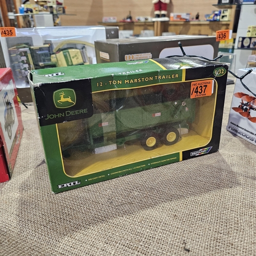 1437 - Britains 12 ton Marston Trailer Jon Deere 1:32