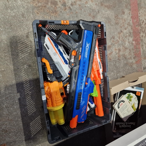 193 - Crate Of Assorted Nerf Guns