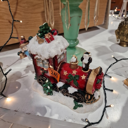 240 - Christmas Musical Train Decoration