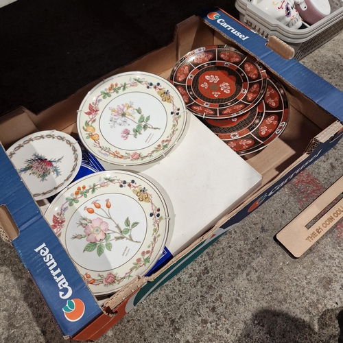 292 - Assorted Box Lot Of Collectable Plates