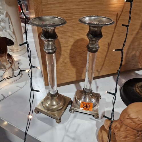 340 - Pair Of Candlesticks