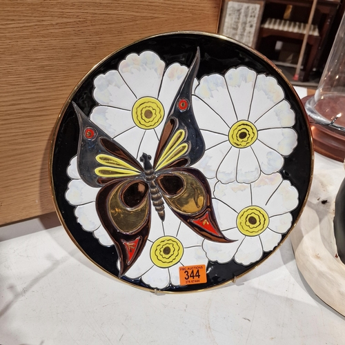 344 - A Beautiful Art Deco Plate