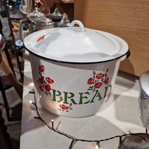 372 - Enamel Bread Bin