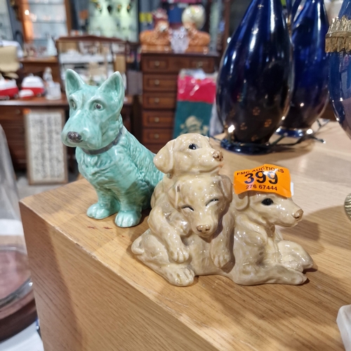 399 - Sylvac Dog & Creamery Ware Puppies