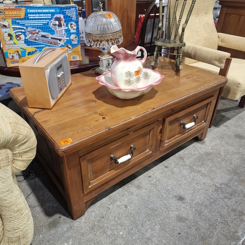 75 - Walnut Coffee Table