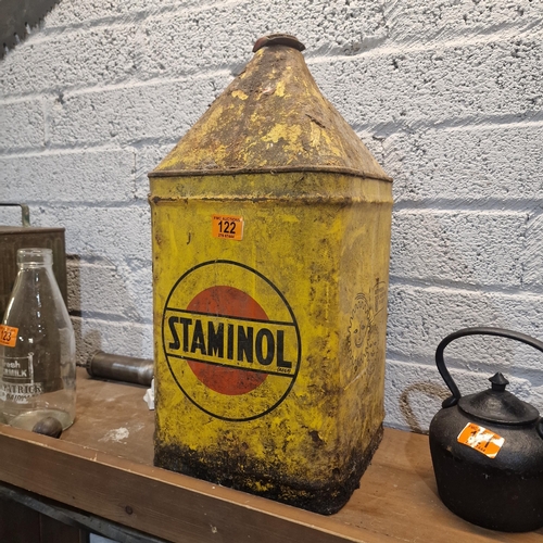 122 - Staminol Oil Drum