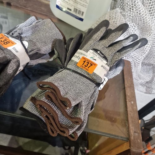 137 - 6 New Pairs Of Work Gloves