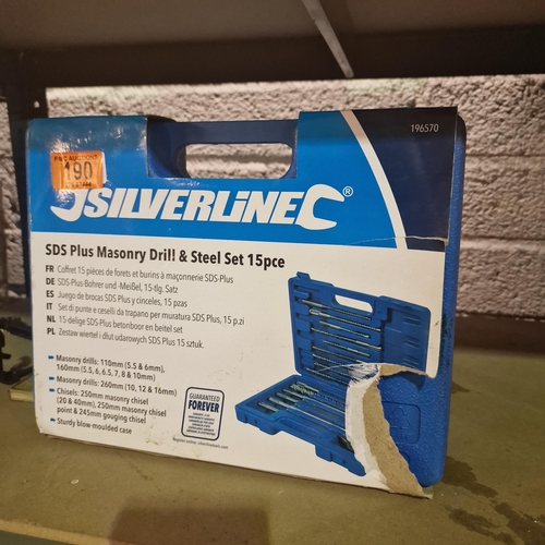 190 - Silverline SDS Masonary Drill Bit Set