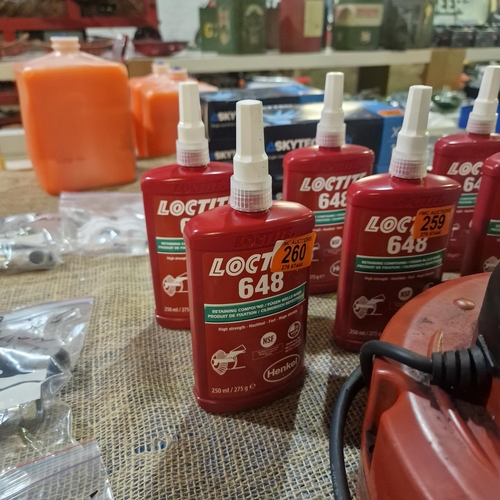 260 - 2 Large Bottles Of Loctite Retaining Compound