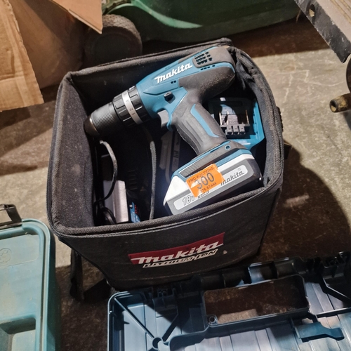 300 - Makita Drill & Jigsaw Set  - Working