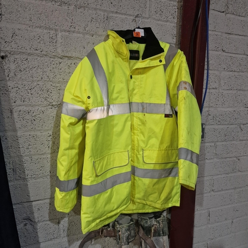 36 - High Vis Padded Coat (Large)