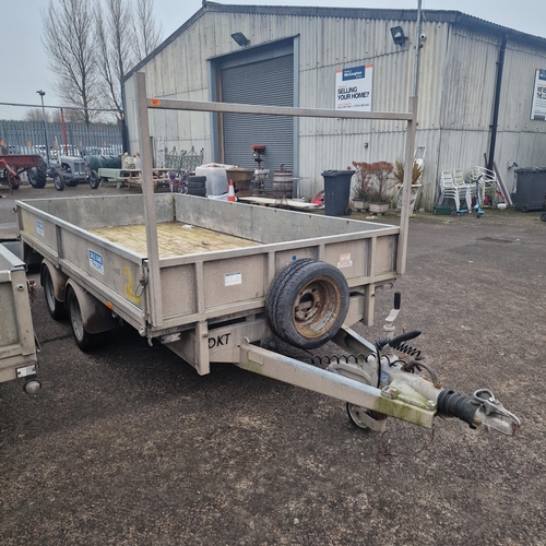 641 - 12x6 Drop Side Kane Trailer, Just Serviced Last Year - Bearing, Brakes etc