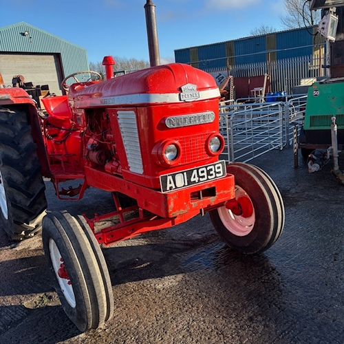 645D - A Good Nuffield 465 Tractor, NOV 1969, 1 Previous Owner, Power Steering Fitted, Hydraulics For Link ... 