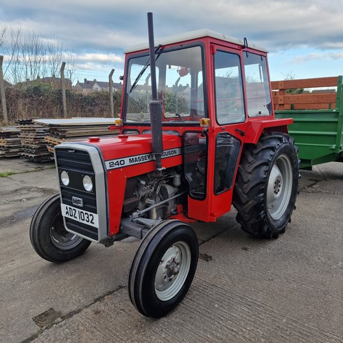 645 - 1985 MF 240 With Duncan Cab PWO Totally Refurbished, All Working Lights, Brakes etc, Tax Book Not Re... 