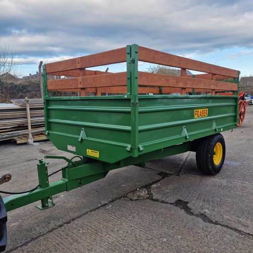 644 - Fraser Tipping trailer With Cribs For Peats