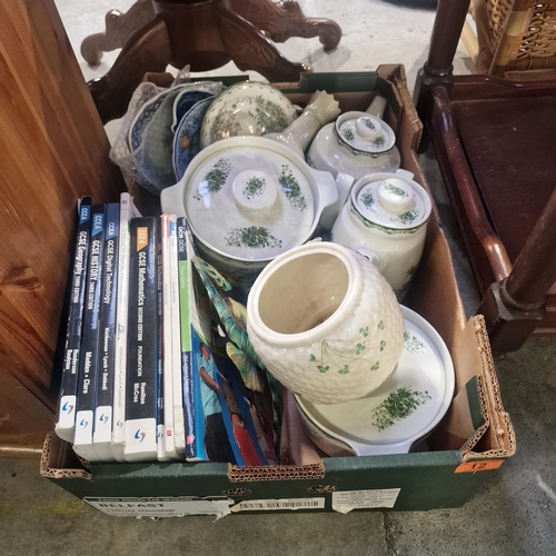 12 - Box Lot Inc Dinner Tureens, Tea & Coffee Pot etc