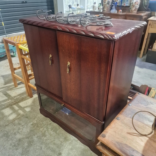 19 - Mahogany TV Cabinet