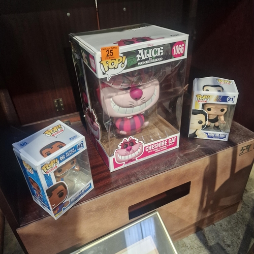 25 - Large Alice Pop Figure & 2 Others