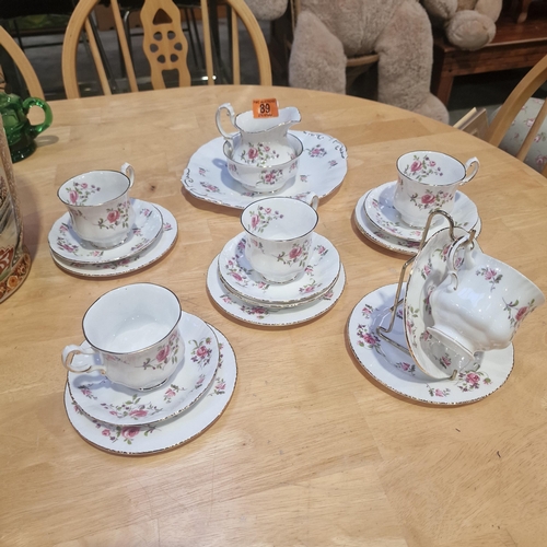 89 - Paragon Fragrance 20 Piece Tea Set