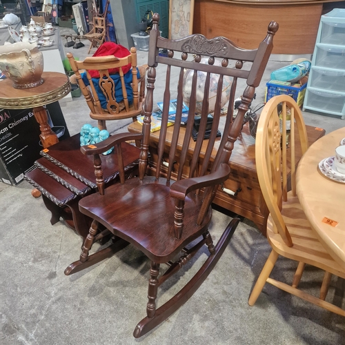 93 - A Lovely Mahogany Rocking Chair