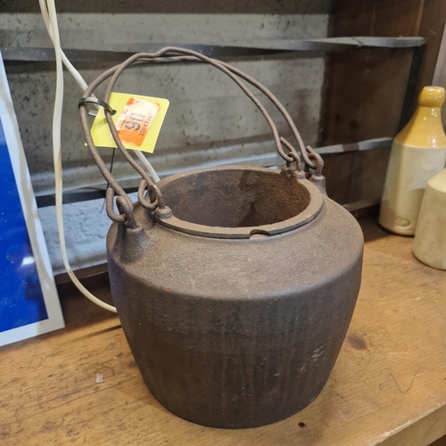 90 - Kenrick Cast iron Glue Pot