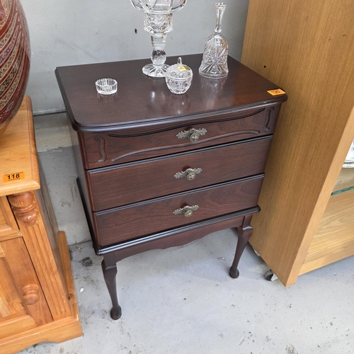 120 - Mahogany Cutlery Chest/Drawers