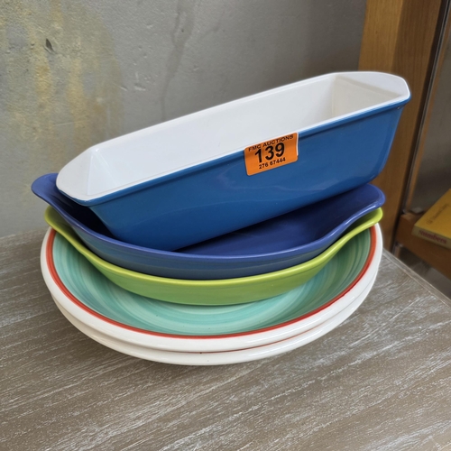 139 - 5 Decorative Serving Dishes