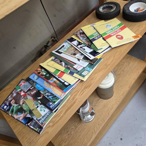 152 - Lot Of Irish Rugby Programmes