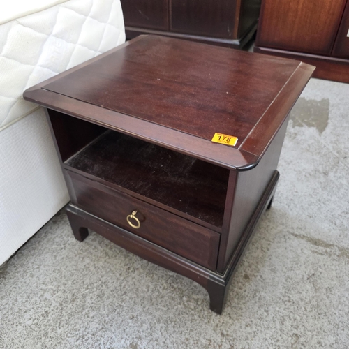 175 - A Stag Drawered Bedside Cabinet
