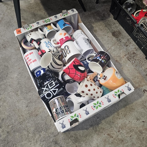 19 - Assorted Box Lot Mugs