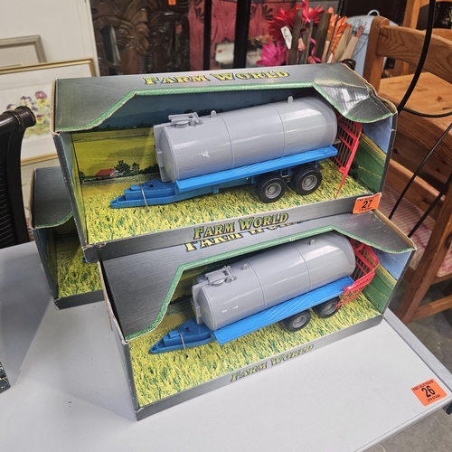 27 - 3 Farm World Slurry Tankers