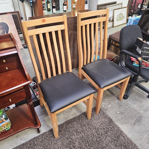 37 - 2 Kitchen Chairs