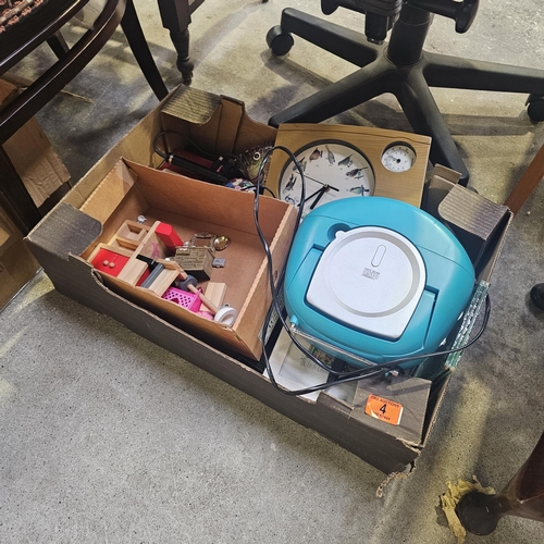 4 - Box Lot Inc cd player etc