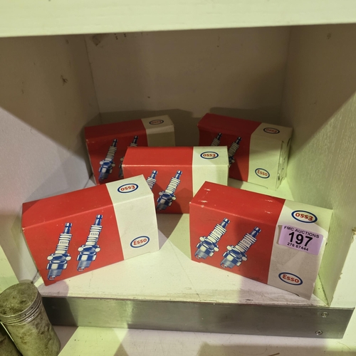 197 - 5 Boxes Of Esso Spark Plugs