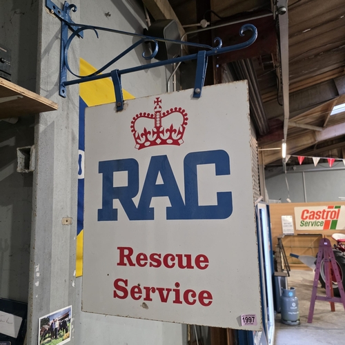 Double Sided RAC Rescue Service Sign