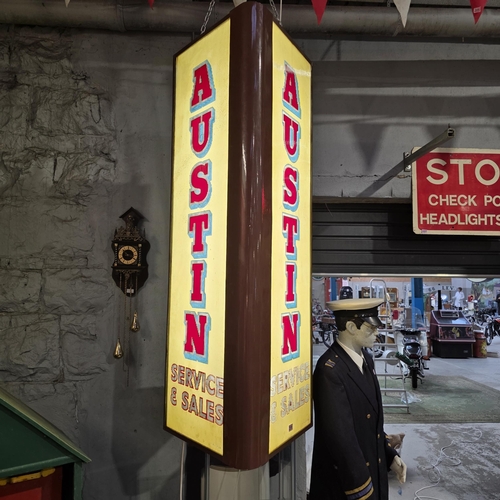 A Super Authentic Austin Service & Sales Illuminated Sign - Double ...
