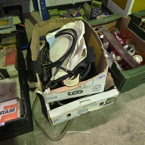 206 - 2 Boxes Of Handbrake Cables etc