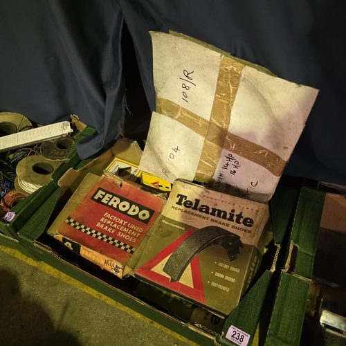 238 - Box Of Assorted Brake Shoes etc