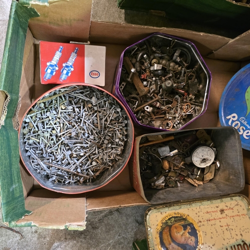 303 - Miscellaneous Box Lot Inc Felt Nails