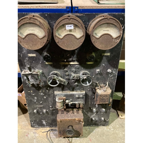 A Vintage Industrial Meter Board
